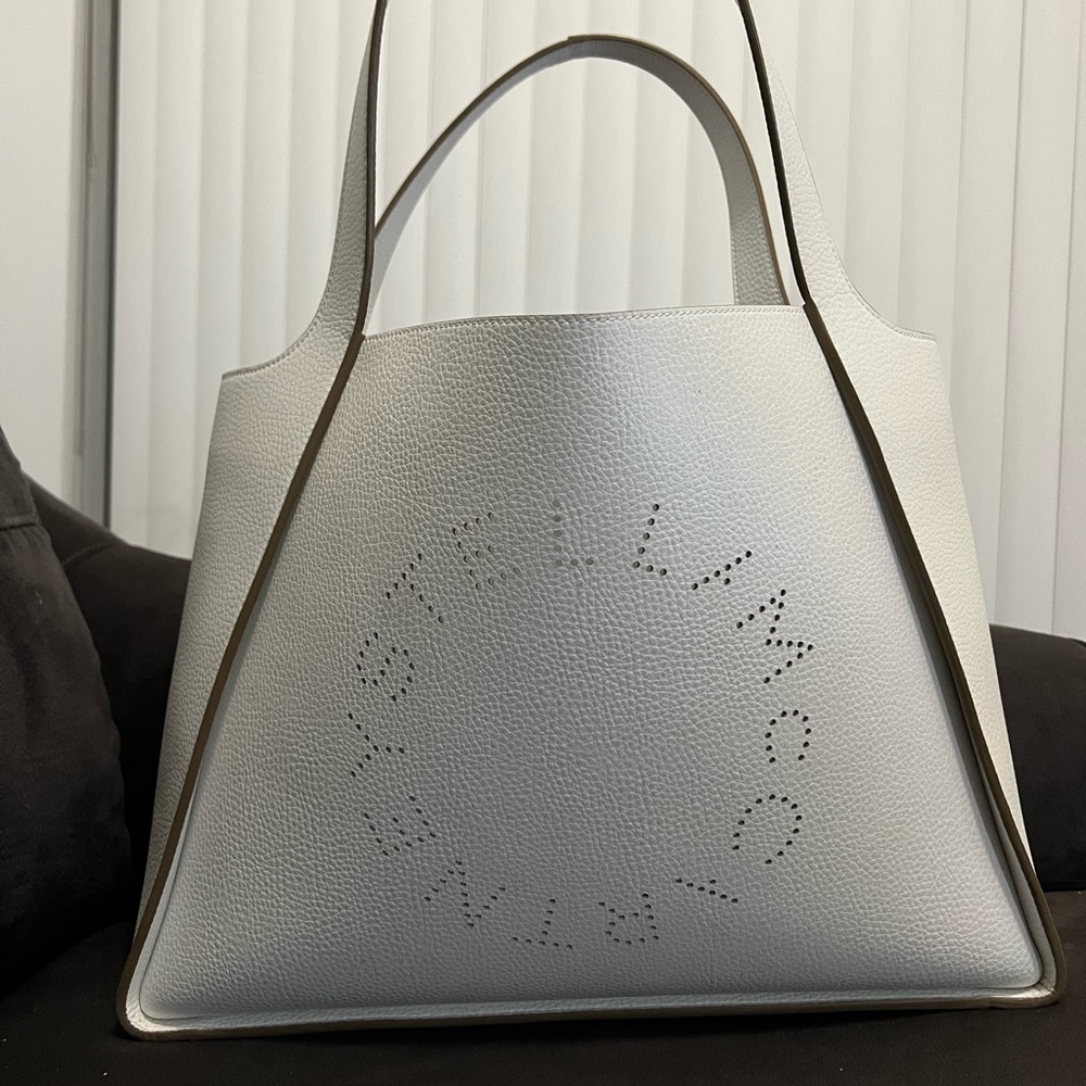 Stella McCartney Logo grainy Alter Mat tote bag